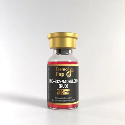 IMG_4423 MIC + B12 + NAD+ Blend (RUO) 526mg research vial