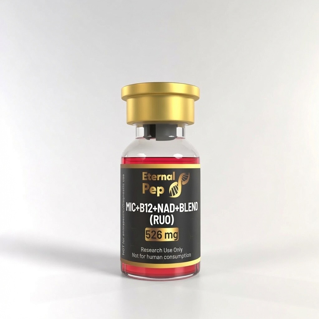 MIC + B12 + NAD+ Blend (RUO) 526mg research vial